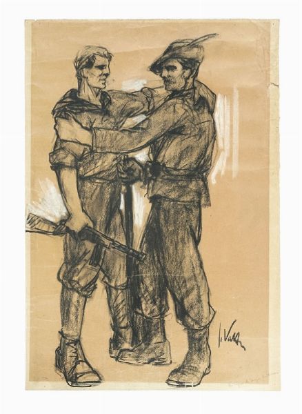 SERGIO VATTERONI : Lotto composto di 3 disegni e 2 incisioni.  - Asta Arte Moderna e Contemporanea [Parte II] - Associazione Nazionale - Case d'Asta italiane