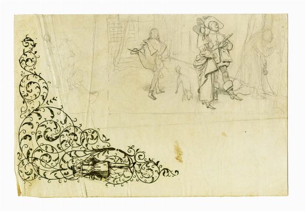 Francesco Vinea : Lotto composto di 25 disegni.  - Asta Arte Moderna e Contemporanea [Parte II] - Associazione Nazionale - Case d'Asta italiane