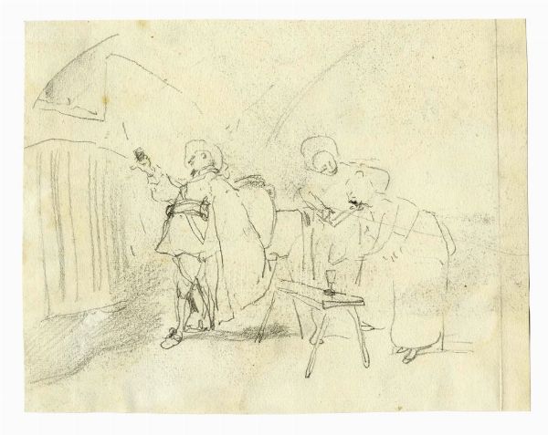 Francesco Vinea : Lotto composto di 25 disegni.  - Asta Arte Moderna e Contemporanea [Parte II] - Associazione Nazionale - Case d'Asta italiane