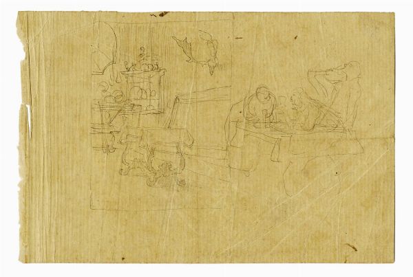 Francesco Vinea : Lotto composto di 26 disegni.  - Asta Arte Moderna e Contemporanea [Parte II] - Associazione Nazionale - Case d'Asta italiane