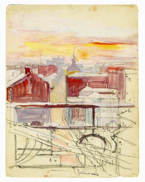 GEORGIJ ALEXANDROVIC LAPSIN : Parigi.  - Asta Arte Moderna e Contemporanea [Parte II] - Associazione Nazionale - Case d'Asta italiane