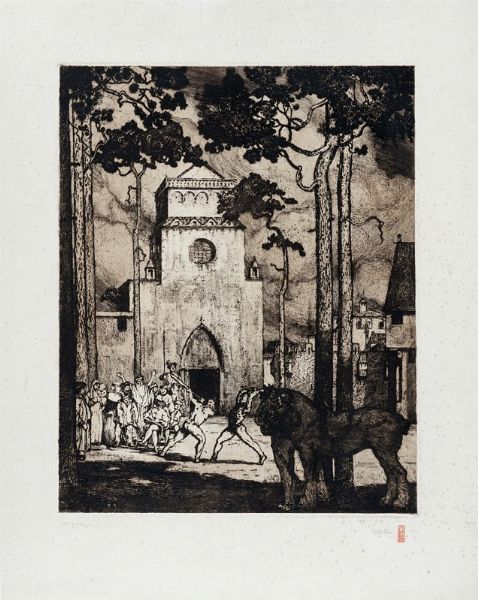 GUIDO BALSAMO STELLA : Il giudizio.  - Asta Arte Moderna e Contemporanea [Parte II] - Associazione Nazionale - Case d'Asta italiane