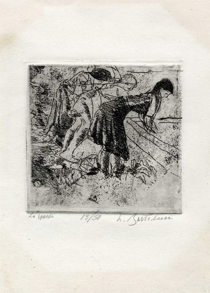 Luigi Bartolini : Lotto composto di 2 incisioni.  - Asta Arte Moderna e Contemporanea [Parte II] - Associazione Nazionale - Case d'Asta italiane