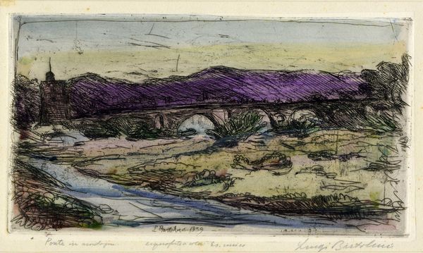 Luigi Bartolini : Ponte in montagna.  - Asta Arte Moderna e Contemporanea [Parte II] - Associazione Nazionale - Case d'Asta italiane