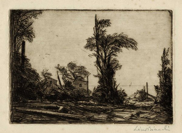 LINO BIANCHI BARRIVIERA : Lotto composto di 3 incisioni.  - Asta Arte Moderna e Contemporanea [Parte II] - Associazione Nazionale - Case d'Asta italiane