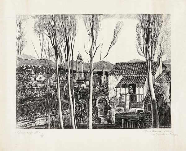 REMO BRANCA : Baronia fiorita.  - Asta Arte Moderna e Contemporanea [Parte II] - Associazione Nazionale - Case d'Asta italiane