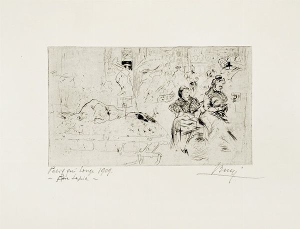 Anselmo Bucci : Lotto composto di 7 incisioni.  - Asta Arte Moderna e Contemporanea [Parte II] - Associazione Nazionale - Case d'Asta italiane