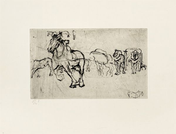 Anselmo Bucci : Lotto composto di 7 incisioni.  - Asta Arte Moderna e Contemporanea [Parte II] - Associazione Nazionale - Case d'Asta italiane