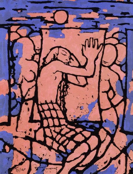 Felice Casorati : Lotto composto di 2 incisioni.  - Asta Arte Moderna e Contemporanea [Parte II] - Associazione Nazionale - Case d'Asta italiane