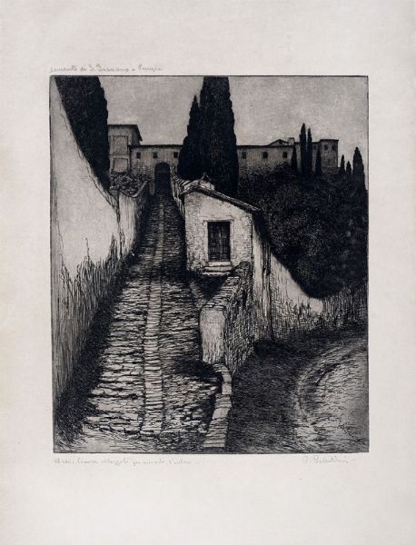 CELESTINO CELESTINI : Lotto composto di 2 incisioni.  - Asta Arte Moderna e Contemporanea [Parte II] - Associazione Nazionale - Case d'Asta italiane