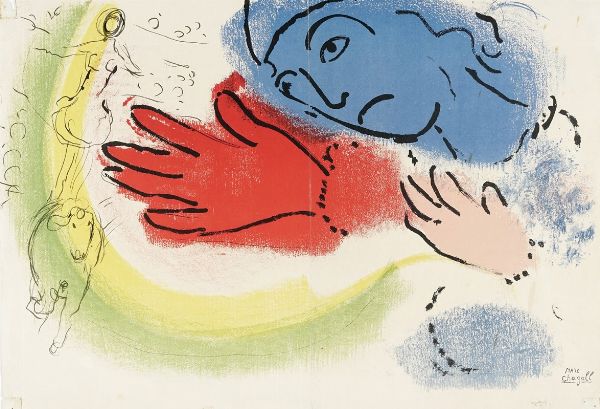 Marc Chagall : L'ecuyere (The Woman Circus-Rider).  - Asta Arte Moderna e Contemporanea [Parte II] - Associazione Nazionale - Case d'Asta italiane