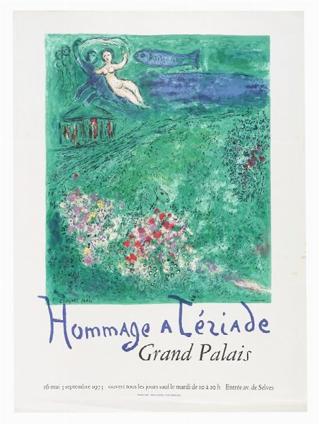 Marc Chagall : Hommage a Triade.  - Asta Arte Moderna e Contemporanea [Parte II] - Associazione Nazionale - Case d'Asta italiane