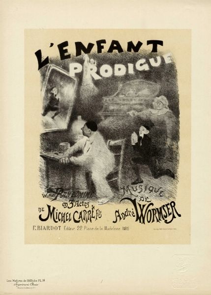 JULES CHRET : Lotto composto di 5 incisioni.  - Asta Arte Moderna e Contemporanea [Parte II] - Associazione Nazionale - Case d'Asta italiane