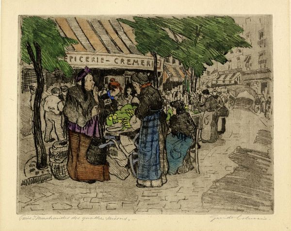 GUIDO COLUCCI : Lotto composto di 2 incisioni a tema Parigi.  - Asta Arte Moderna e Contemporanea [Parte II] - Associazione Nazionale - Case d'Asta italiane