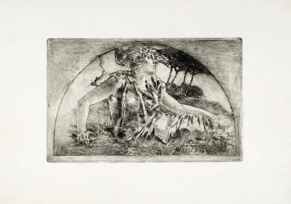 Luigi Conconi : Lotto composto di 2 incisioni.  - Asta Arte Moderna e Contemporanea [Parte II] - Associazione Nazionale - Case d'Asta italiane