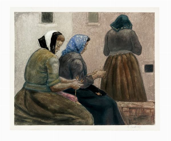 Romeo Costetti : Senza titolo.  - Asta Arte Moderna e Contemporanea [Parte II] - Associazione Nazionale - Case d'Asta italiane