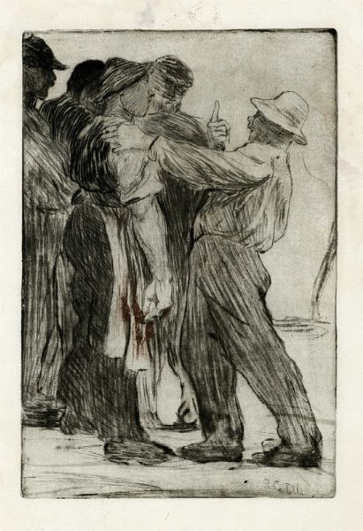 Romeo Costetti : Lotto composto di 3 incisioni.  - Asta Arte Moderna e Contemporanea [Parte II] - Associazione Nazionale - Case d'Asta italiane