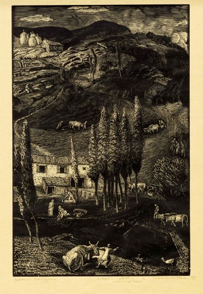 MARIO DELITALA : Lotto composto di 2 incisioni.  - Asta Arte Moderna e Contemporanea [Parte II] - Associazione Nazionale - Case d'Asta italiane