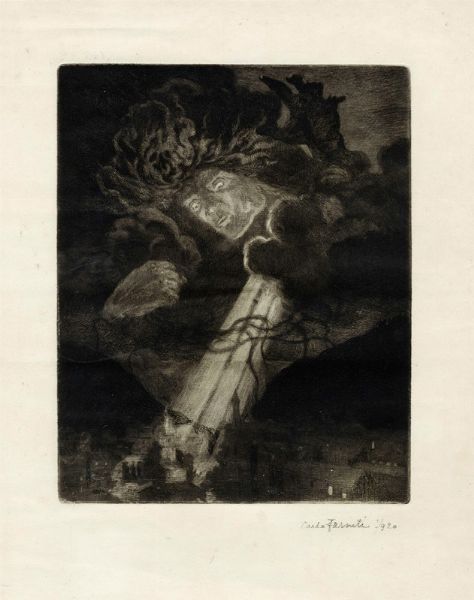 CARLO FARNETI : Senza titolo.  - Asta Arte Moderna e Contemporanea [Parte II] - Associazione Nazionale - Case d'Asta italiane