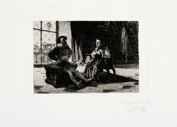 Federico Faruffini : Lotto composto di 3 incisioni.  - Asta Arte Moderna e Contemporanea [Parte II] - Associazione Nazionale - Case d'Asta italiane