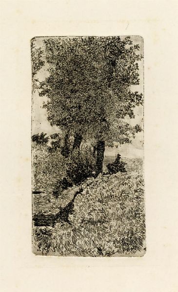 Giovanni Fattori : In Mugello.  - Asta Arte Moderna e Contemporanea [Parte II] - Associazione Nazionale - Case d'Asta italiane