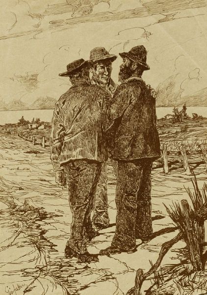 Giovanni Fattori : Lotto composto di 3 incisioni dalla cartella 20 Ricordi Dal Vero.  - Asta Arte Moderna e Contemporanea [Parte II] - Associazione Nazionale - Case d'Asta italiane