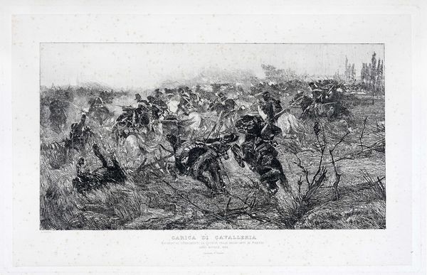 Giovanni Fattori : Carica di Cavalleria.  - Asta Arte Moderna e Contemporanea [Parte II] - Associazione Nazionale - Case d'Asta italiane