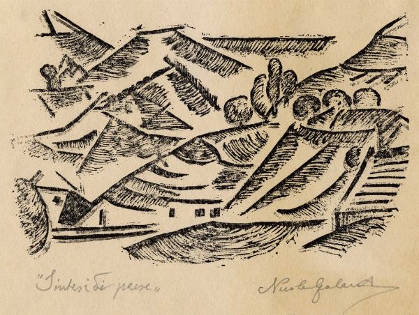 NICOLA GALANTE : Lotto composto di 6 incisioni.  - Asta Arte Moderna e Contemporanea [Parte II] - Associazione Nazionale - Case d'Asta italiane