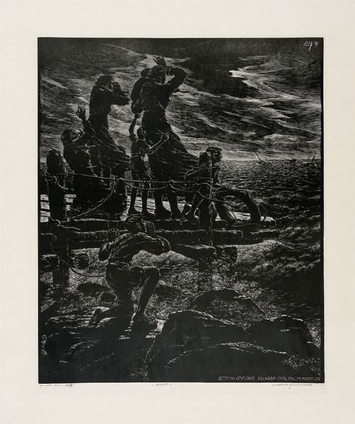 ATTILIO GIULIANI : Ansia.  - Asta Arte Moderna e Contemporanea [Parte II] - Associazione Nazionale - Case d'Asta italiane