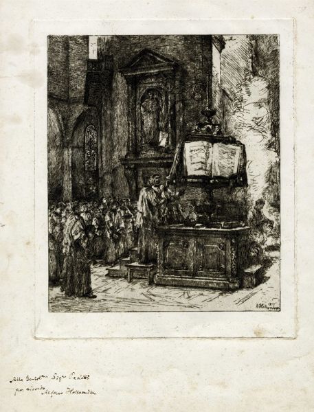 ALFONSO HOLLNDER : Chirichetti.  - Asta Arte Moderna e Contemporanea [Parte II] - Associazione Nazionale - Case d'Asta italiane