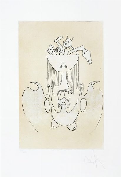 Wifredo Lam : La sensualit des Femmes des Caraibes.  - Asta Arte Moderna e Contemporanea [Parte II] - Associazione Nazionale - Case d'Asta italiane