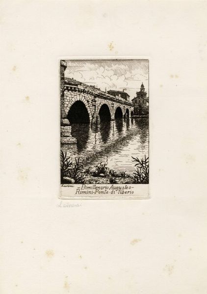 Laurenzio Laurenzi : Monumenti dell'antico Impero Romano. Serie di 45 acqueforti disegnate e incise da Laurenzio Laurenzi.  - Asta Arte Moderna e Contemporanea [Parte II] - Associazione Nazionale - Case d'Asta italiane