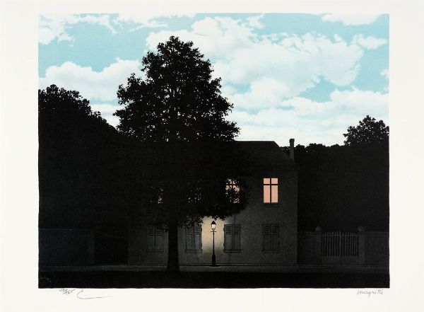 Ren Magritte : The Empire of Light.  - Asta Arte Moderna e Contemporanea [Parte II] - Associazione Nazionale - Case d'Asta italiane