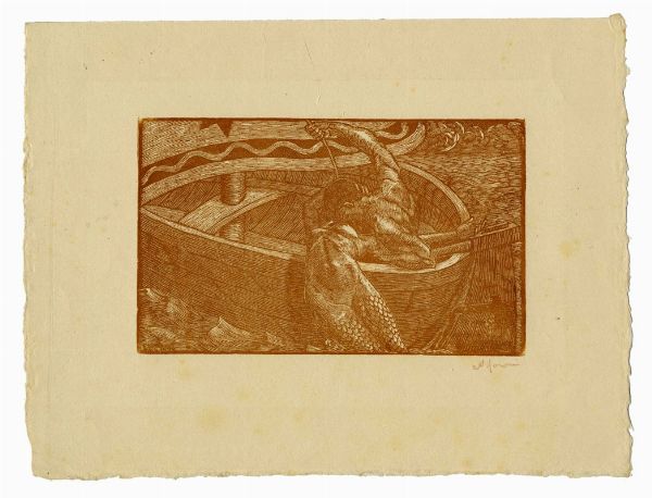 ANTONELLO MORONI : Lotto composto di 5 incisioni.  - Asta Arte Moderna e Contemporanea [Parte II] - Associazione Nazionale - Case d'Asta italiane