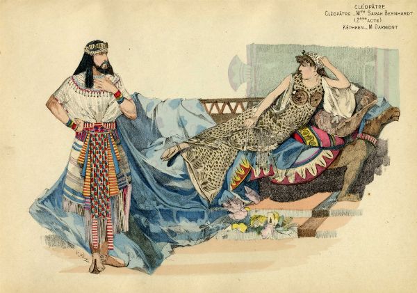 Alphonse Mucha : Le costume au thatre.  - Asta Arte Moderna e Contemporanea [Parte II] - Associazione Nazionale - Case d'Asta italiane