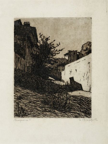 FERRUCCIO PASQUI : Lotto composto di 2 incisioni.  - Asta Arte Moderna e Contemporanea [Parte II] - Associazione Nazionale - Case d'Asta italiane