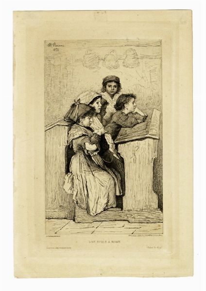 ANTONIO PICCINNI : Lotto composto di 4 incisioni.  - Asta Arte Moderna e Contemporanea [Parte II] - Associazione Nazionale - Case d'Asta italiane