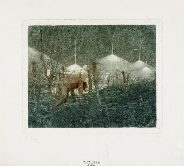 Dante Ricci : L'Eroe.  - Asta Arte Moderna e Contemporanea [Parte II] - Associazione Nazionale - Case d'Asta italiane