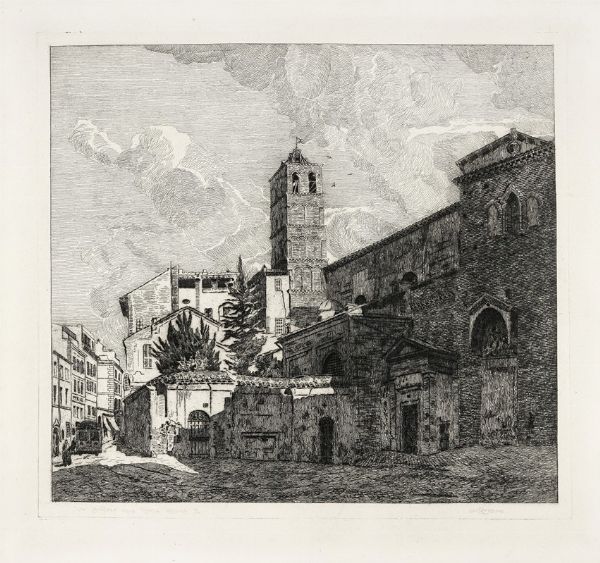 Angelo Rossini : Lotto composto di 3 incisioni su Roma.  - Asta Arte Moderna e Contemporanea [Parte II] - Associazione Nazionale - Case d'Asta italiane