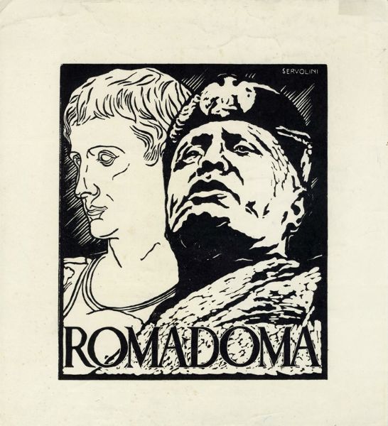 LUIGI SERVOLINI : Lotto composto di 2 incisioni a tema fascista.  - Asta Arte Moderna e Contemporanea [Parte II] - Associazione Nazionale - Case d'Asta italiane