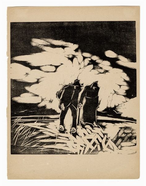 Lorenzo Viani : Lotto composto di 4 incisioni.  - Asta Arte Moderna e Contemporanea [Parte II] - Associazione Nazionale - Case d'Asta italiane