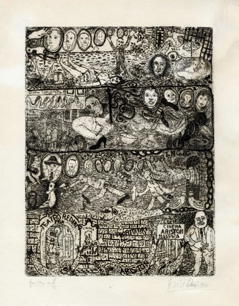 Giuseppe Viviani : Quattro scandali italiani.  - Asta Arte Moderna e Contemporanea [Parte II] - Associazione Nazionale - Case d'Asta italiane