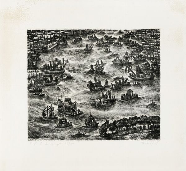 TONO ZANCANARO : Lotto composto di 4 incisioni.  - Asta Arte Moderna e Contemporanea [Parte II] - Associazione Nazionale - Case d'Asta italiane