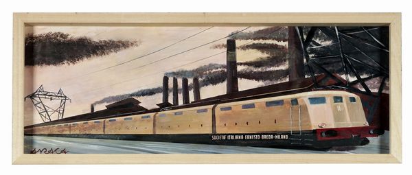 ARACA [PSEUD. DI MONTANARI ENZO FORLIVESTI] : Societ italiana Ernesto Breda - Milano.  - Asta Arte Moderna e Contemporanea [Parte II] - Associazione Nazionale - Case d'Asta italiane