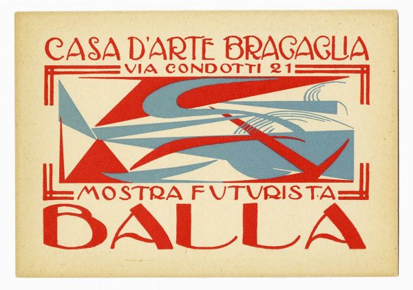 Giacomo Balla : Balla. Mostra futurista.  - Asta Arte Moderna e Contemporanea [Parte II] - Associazione Nazionale - Case d'Asta italiane