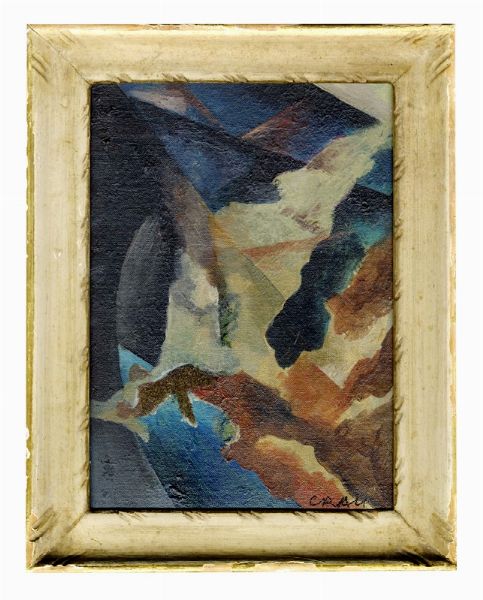 TULLIO CRALI : Composizione cosmica.  - Asta Arte Moderna e Contemporanea [Parte II] - Associazione Nazionale - Case d'Asta italiane