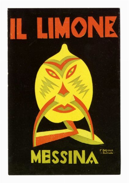 FORTUNATO DEPERO : Il limone.  - Asta Arte Moderna e Contemporanea [Parte II] - Associazione Nazionale - Case d'Asta italiane