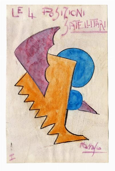 Antonio Marasco : Le 4 posizioni satellitari.  - Asta Arte Moderna e Contemporanea [Parte II] - Associazione Nazionale - Case d'Asta italiane