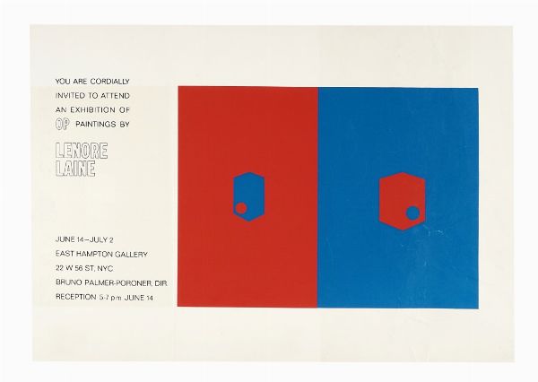 Lotto composto di 9 inviti a mostre.  - Asta Arte Moderna e Contemporanea [Parte II] - Associazione Nazionale - Case d'Asta italiane