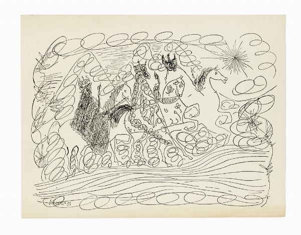 Lotto composto di 9 inviti a mostre.  - Asta Arte Moderna e Contemporanea [Parte II] - Associazione Nazionale - Case d'Asta italiane